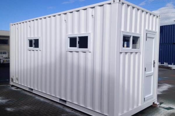 20 Foot Shipping Container Site Office Conversion