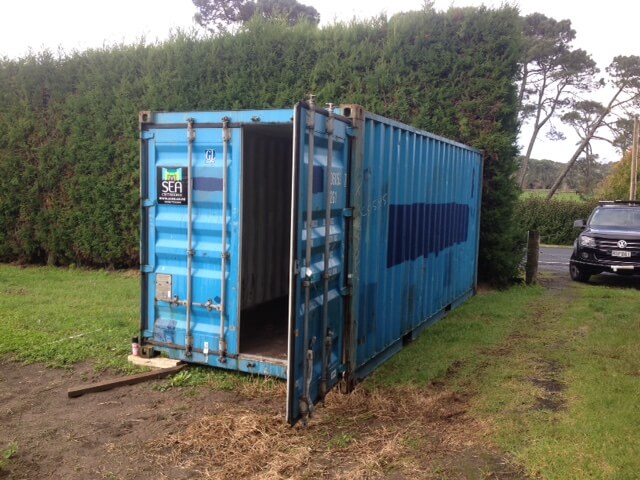 20' shipping container, Cook Islands