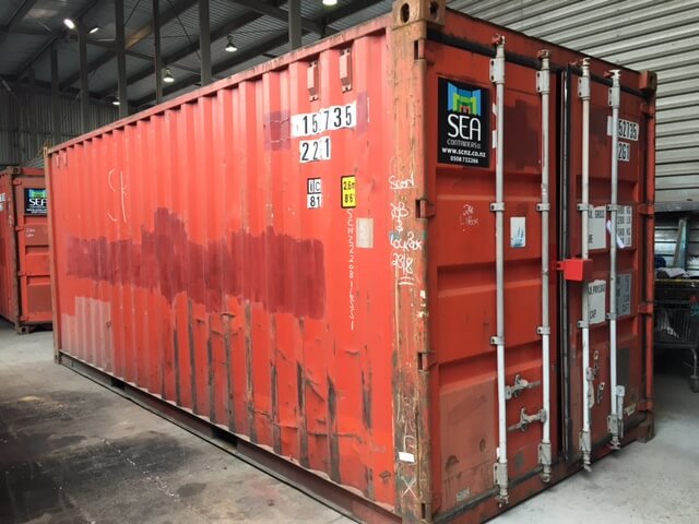 20' shipping container Mangawhai