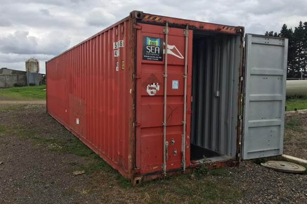 40' used shipping container pukekohe