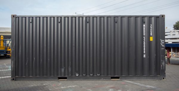 20FT Shipping Container – One Trip, A Grade - Black - Image 3