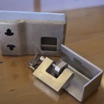 Shipping Container Padlock and Weld on Lock box Combo