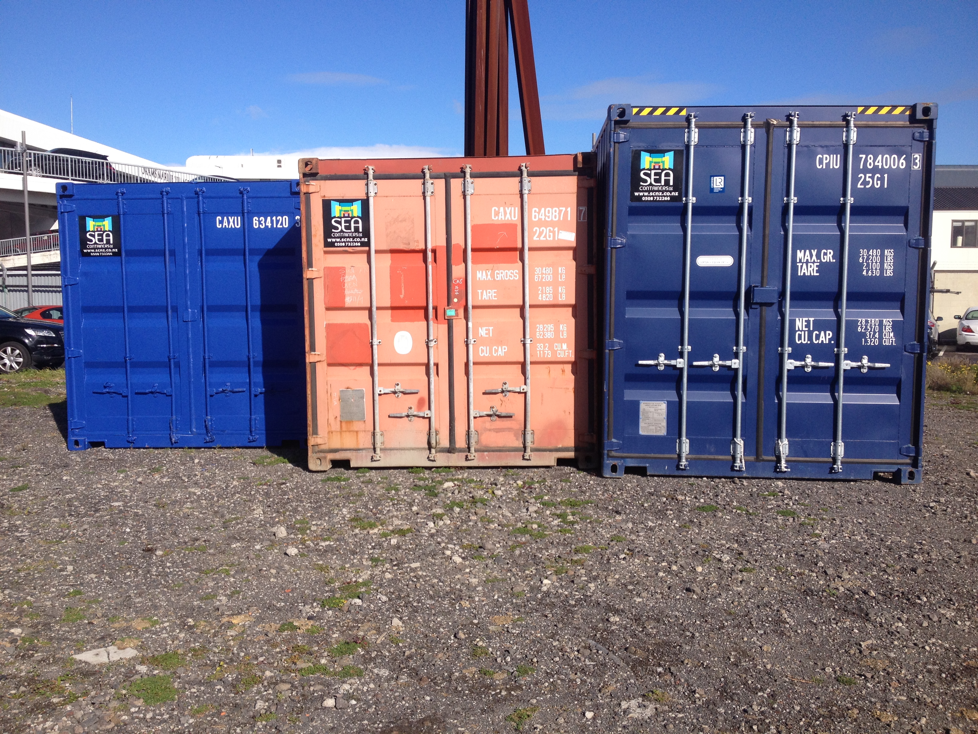 SEA Containers range of shipping containers - new and used