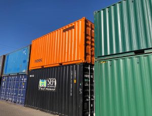 SEA Containers offers various grades, colours and height containers in Whangaproa