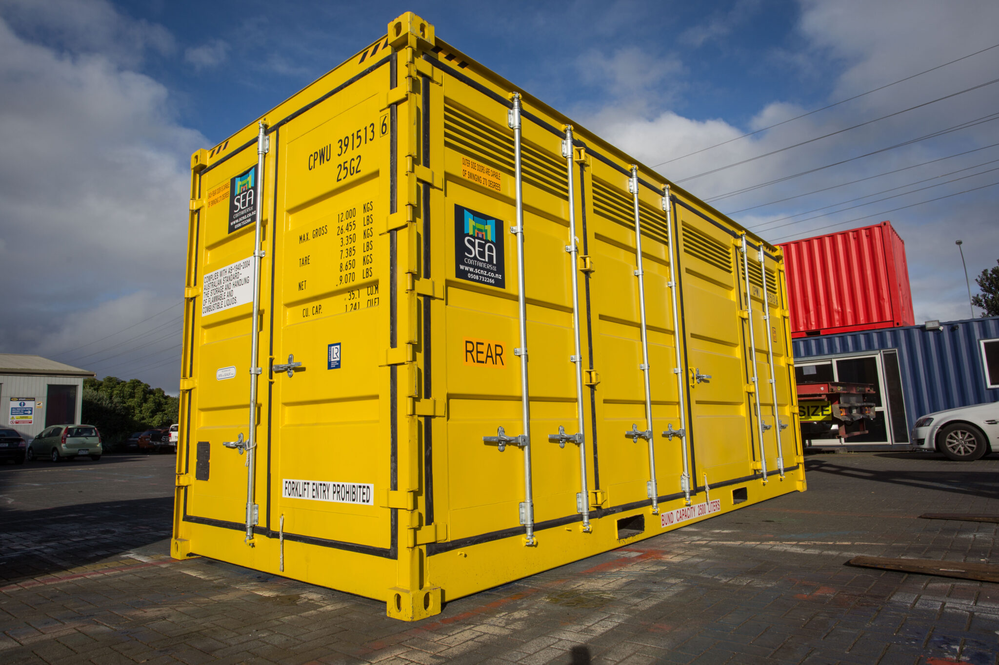 20FT Highcube Dangerous Goods Container SEA Containers NZ