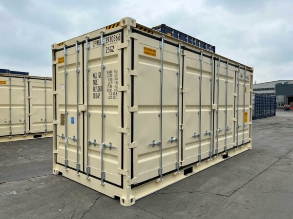 Shipping Container 20FT High Cube Open Side - Single Trip New