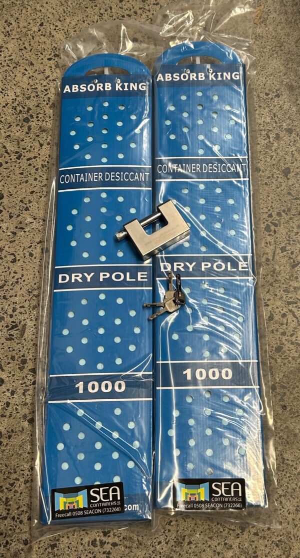 Container Padlock and Desiccant Combo (Save 15%)