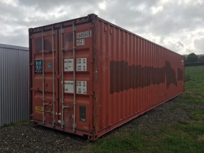 Second-hand shipping container available in Palmerston North.